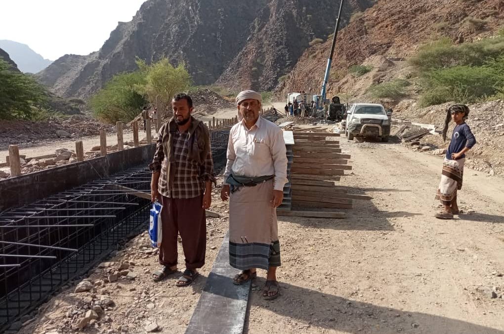 رئيس الهيئة التنفيذية لانتقالي سرار يزور مشروع طريق باتيس رصد – معربان
