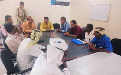 أبين: غيثان يناقش مع اللجنة التنظيمية واللجان الفرعية سبل تنسيق وتنظيم العمل المشترك لإنجاح المهرجان الكرنفالي
