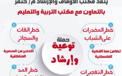حملة توعوية وإرشادية مشتركة ستنطلق الاسبوع القادم في مدارس وجوامع مديرية خنفر