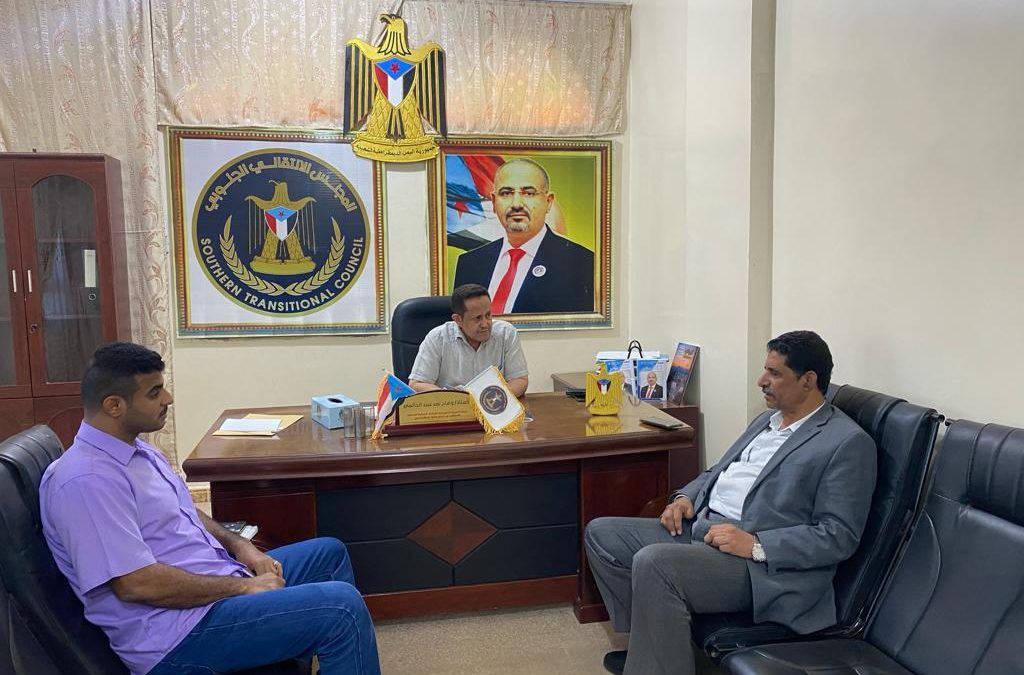 رئيس تنفيذية انتقالي لحج يلتقي مدير عام مديرية الحد