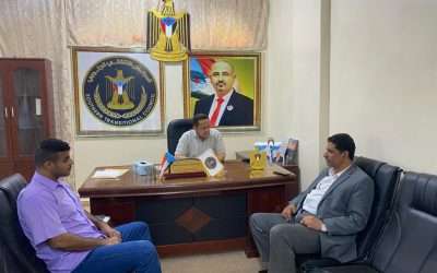 رئيس تنفيذية انتقالي لحج يلتقي مدير عام مديرية الحد