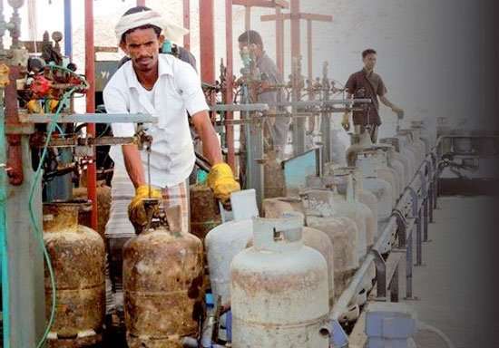 عدن تشهد تلاعبا بأسعار الغاز المنزلي