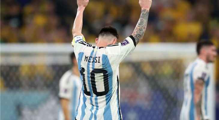 ميسي سعيد بمرور عام على تتويجه بكأس العالم
