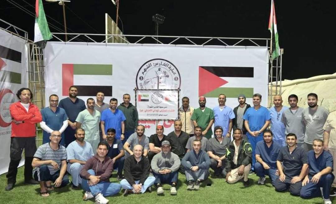 تدشين المستشفى الميداني الإماراتي في غزة