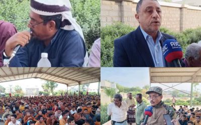 تدشين  حملة التوعية والإرشاد من خطر المخدرات في ثانوية الفاروق بنين  بجعار  مديرية خنفر محافظة أبين