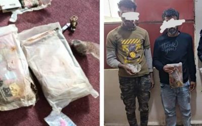 ضبط اثنين كيلو من الحشيش   في نقطة جسر حسان با أبين