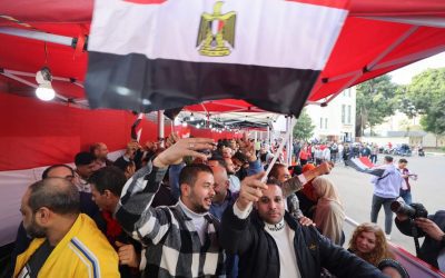 توافد المصريين في القاهرة للإدلاء بأصواتهم في الانتخابات الرئاسية