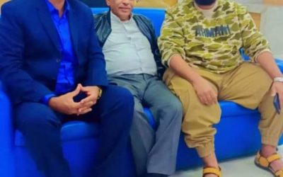 مدير عام إعلام ابين يطمئن على صحة القائد عبدالرحمن الشنيني في القاهرة