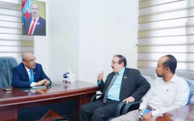 الكثيري يطّلع على سير عمل مكتب الشؤون الخارجية للمجلس في إثيوبيا والاتحاد الأفريقي