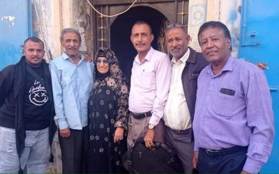 الفنانة امل كعدل تطمئن على صحة الفنان الكبير هاشم السيد “