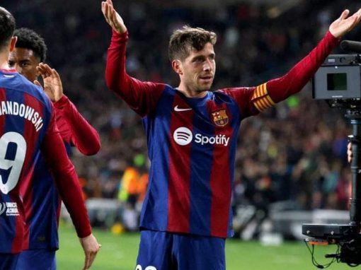 روبرتو ينقذ برشلونة من فخ ألميريا.. ويعيده لسكة الانتصارات