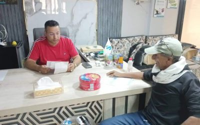 المهندس الزراعي عبدالقادر السميطي  يقوم بزيارة ميدانية لشركة جنة سيدز لإنتاج البذور والحبوب في بئر فضل