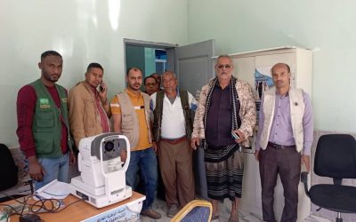 *المخيم المجاني لطب وجراحة العيون يُدشن برنامجه اليوم في مديرية يهر يافع.*