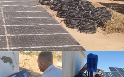 تشغيل منظومة الرفع لمشروع مياه أمصرة  الوضيع بأبين