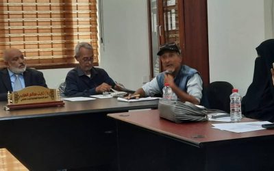 الجمعية الوطنية للبحث العلمي تنظم حلقة نقاشية  حول انشاء مشروع مركز عدن للترات والتنمية
