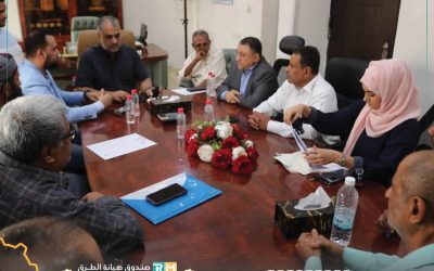 توقيع عقد تنفيذ  مشروع خط شقرة _  الدائري في أبين بين  صندوق  صيانة الطرق والجهة المنفذة