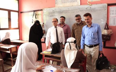 *مدير عام دارسعد يدشن بدء امتحانات الفصل الدراسي الأول*