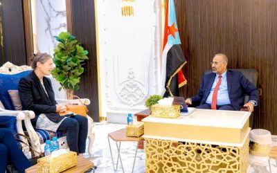 اللواء الزُبيدي يستعرض مع السفيرة الهولندية مستجدات جهود إحلال السلام في بلادنا