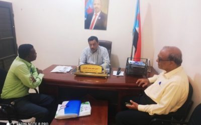 رئيس انتقالي أبين يناقش مع مدير عام مكتب الثقافة بالمحافظة إقامة فعاليات الأسبوع الثقافي