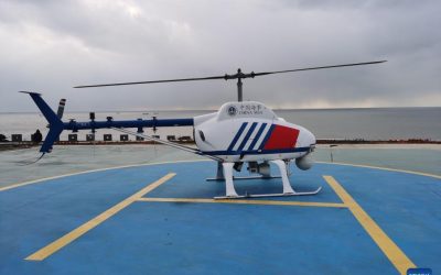 الصين تعتمد على طائراتها المروحية دون طيار في الإنقاذ والمراقبة في البحر