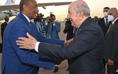 خلال لقائه البرهان.. تبون: نقف لمواجهة “قوى الشر” في السودان