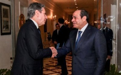 في لقائه مع السيسي.. بلينكن يؤكد التزام واشنطن بضمان عدم تهجير الفلسطينيين في غزة