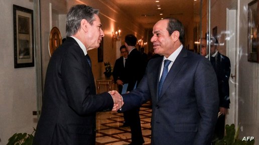 في لقائه مع السيسي.. بلينكن يؤكد التزام واشنطن بضمان عدم تهجير الفلسطينيين في غزة