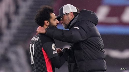 مدرب ليفربول لا يتمنّى لصلاح الكثير من الحظ في أمم أفريقيا