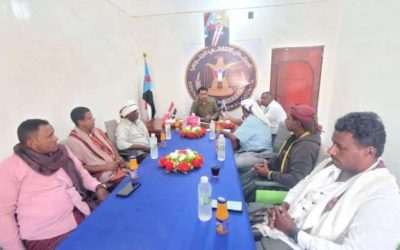 رئيس انتقالي سقطرى يلتقي قيادة مجلس تعاون تجمع قرى دبنة