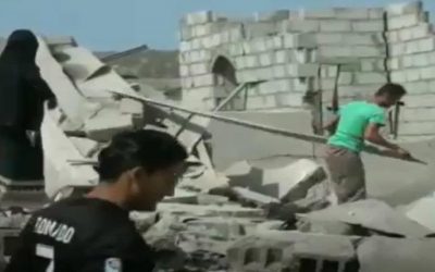 مليشيا الحوثي الإرهابية تقصف منزل سكني في مريس شمالي الضالع