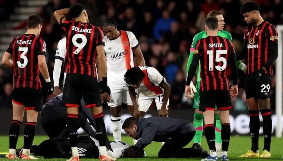 لوكير لاعب لوتون يؤكد أنه بحالة جيدة بعد تعرضه لنوبة قلبية