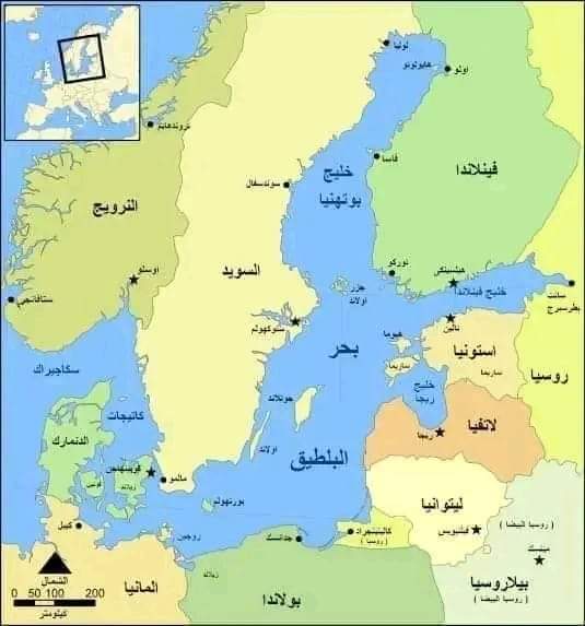 بحر_البلطيق والدول المطلة عليه