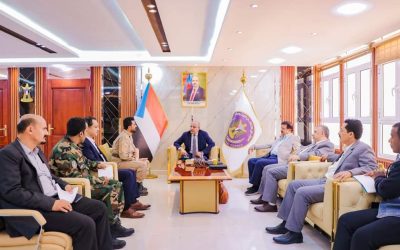 الكثيري يطّلع على الأوضاع العسكرية والأمنية بمحافظة شبوة