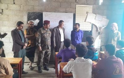 مدير عام يهر يزور مشألة ويتفقد طريق بن نصور ويفتتح فصلين في ضول