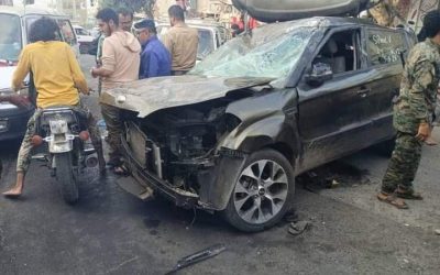 حادث مروري بتعز تسبب بوفاة 3 نساء وطفل وإصابة إمرأة وطفل أخر شقيق المتوفي في منطقة الجحملية نتيجة تعطل الفرامل وانقلاب السيارة