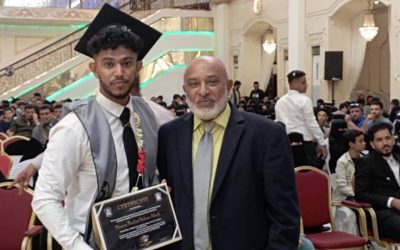 المهندس عبدالقادر السميطي  يبعث برقية تهنئة لرئيس الجمعية الوطنية للبحث العلمي بمناسبة تخرج نجله من جامعة عدن