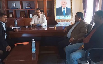 محافظة أبين يناقش مع المنسق العام للمنظمات الدولية بالمحافظة تدخلات المنظمات خلال العام الجديد 2024م
