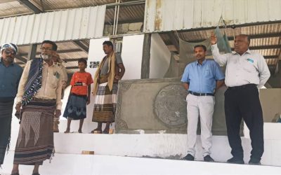 محافظ أبين يطلع على نسبة الإنجاز واهم الأعمال المنفذة في ملعب الشهداء بزنجبار