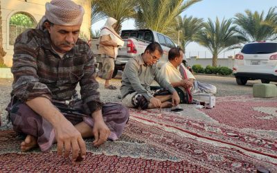 نائب رئيس انتقالي أبين يؤدي واجب العزاء لأسرة صالح الحشاش