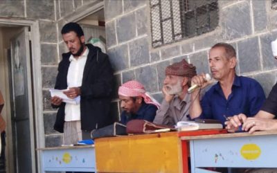 اقامة مسابقة علمية في مدرسة الشهيد عبدالقوي بئر العروس بيافع يهر
