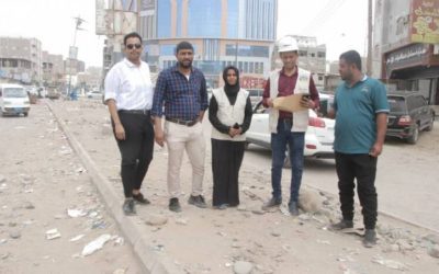 العاصمة عدن: تسليم مشروع تأهيل شارع التقنية المرحلة الأولى للجهة المنفذة