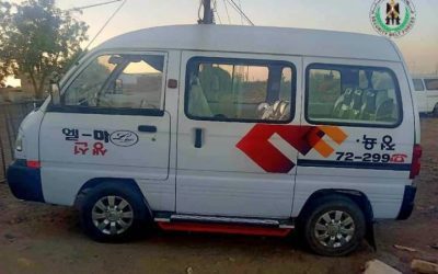 حزام طوق عدن يضبط باص مسروق في المنفذ الغربي للعاصمة عدن
