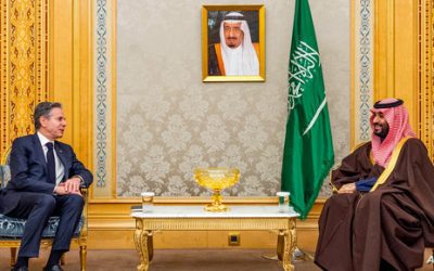 بلينكن يناقش مع ولي العهد السعودي غزة والاندماج في المنطقة