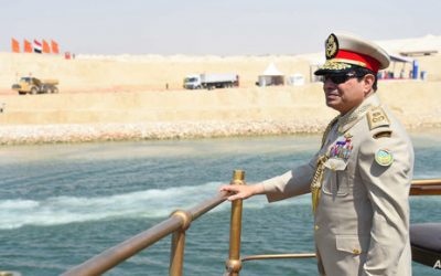 من 10 مليار دولار.. السيسي: تراجع إيرادات قناة السويس إلى النصف