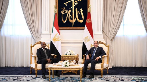السيسي والبرهان يبحثان تطورات الأوضاع في السودان و”جهود تسوية الأزمة”