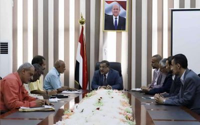 العارضة يؤكد على توفير متطلبات  المحاكم  في محافظة أبين