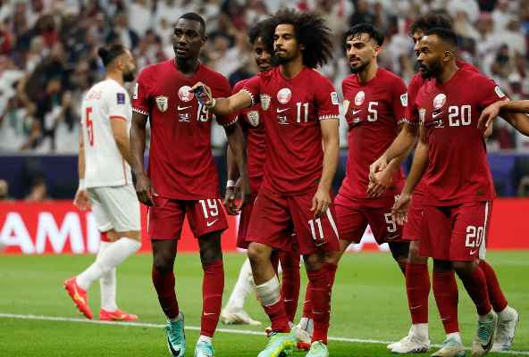 هاتريك ضربات جزاء تمنح قطر لقب آسيا للمرة الثانية توالياً بالفوز على الاردن