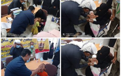 *تدشين الحملة الوطنية للتحصين ضد مرض شلل الاطفال الجولة الأولى فبراير–2024 بمديرية خنفر*