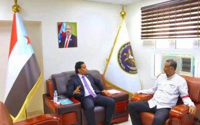 السقاف يلتقي رئيس اتحاد نقابات عمال الجنوب