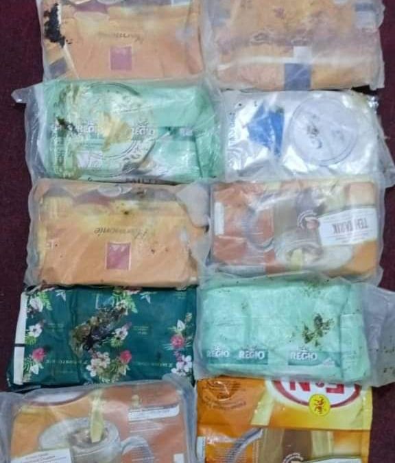 الحزام الأمني أبين يضبط عشرة كيلو جرام من مادة الحشيش المخدر في نقطة جسر حسان